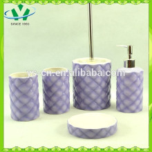 5pcs ceramic bath set,,bathroom accessories for kids